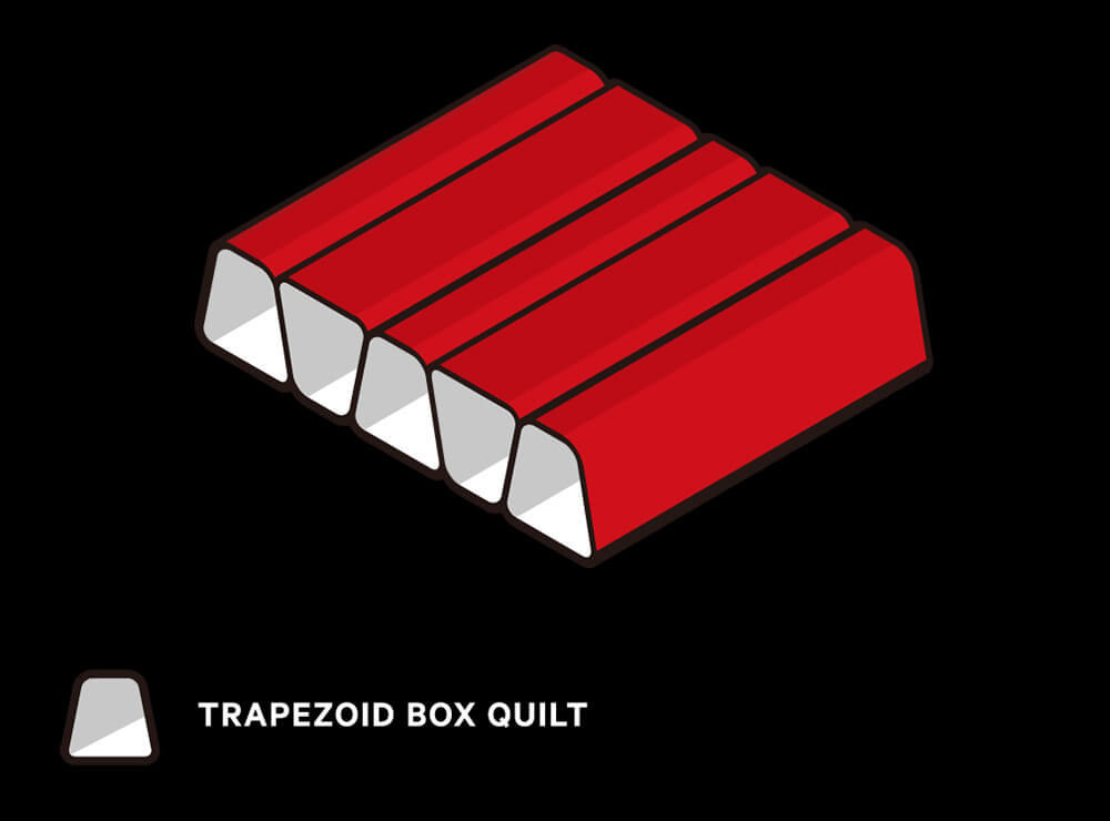 01. Trapezoid box baffles