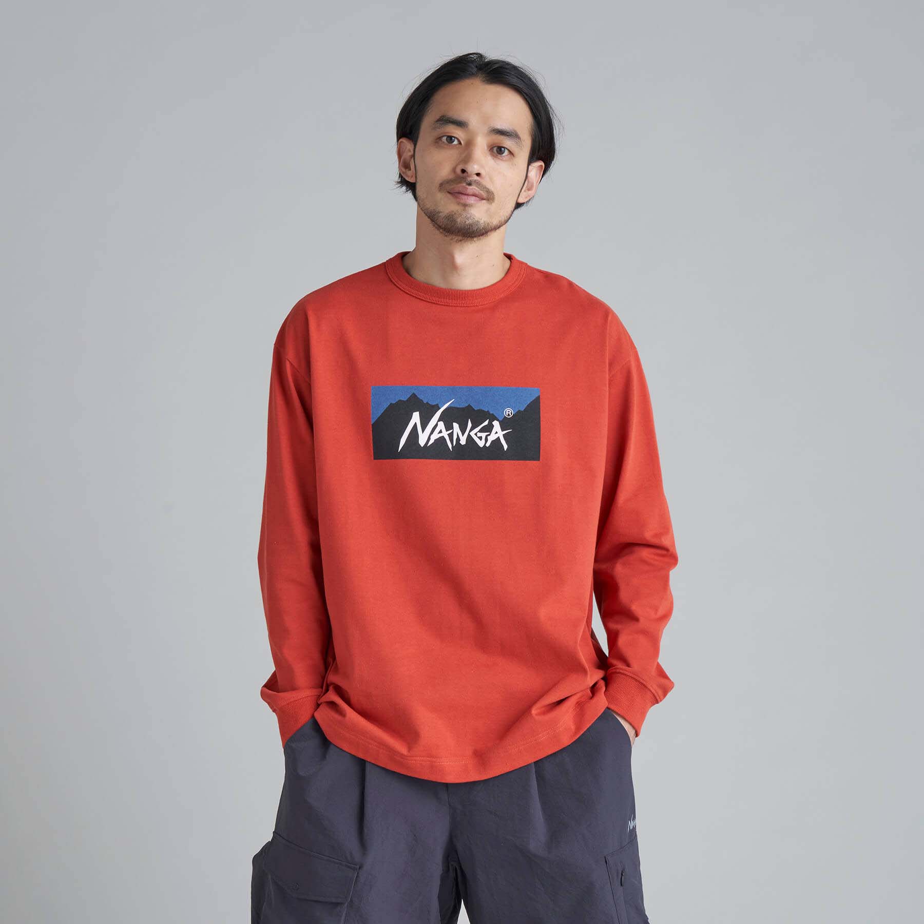 ECO HYBRID BOX LOGO L/S TEE