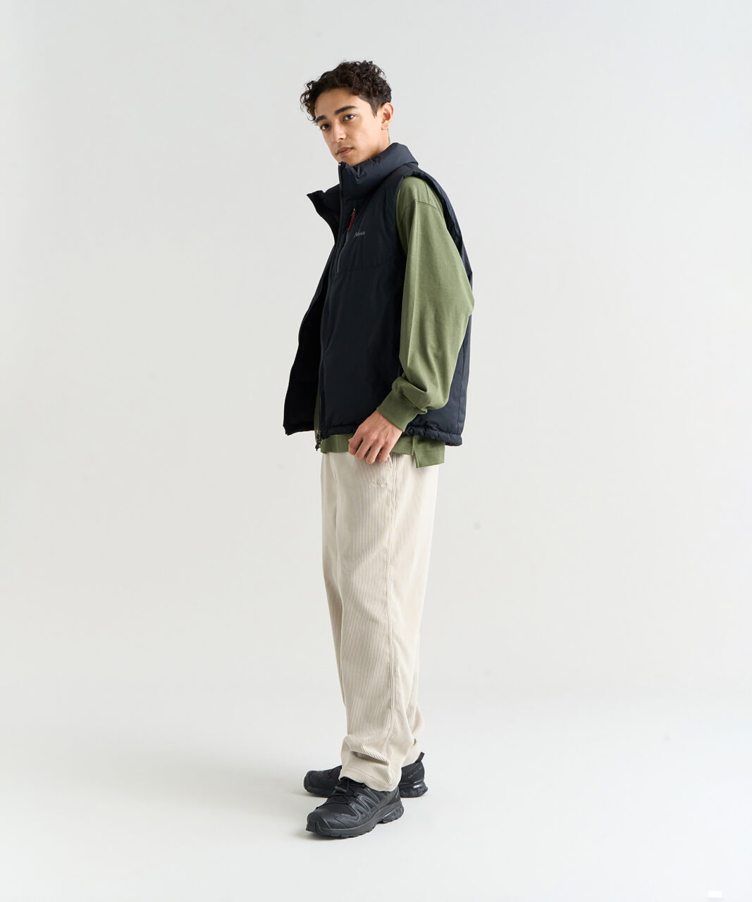 AURORA TEX STAND COLLAR DOWN VEST
