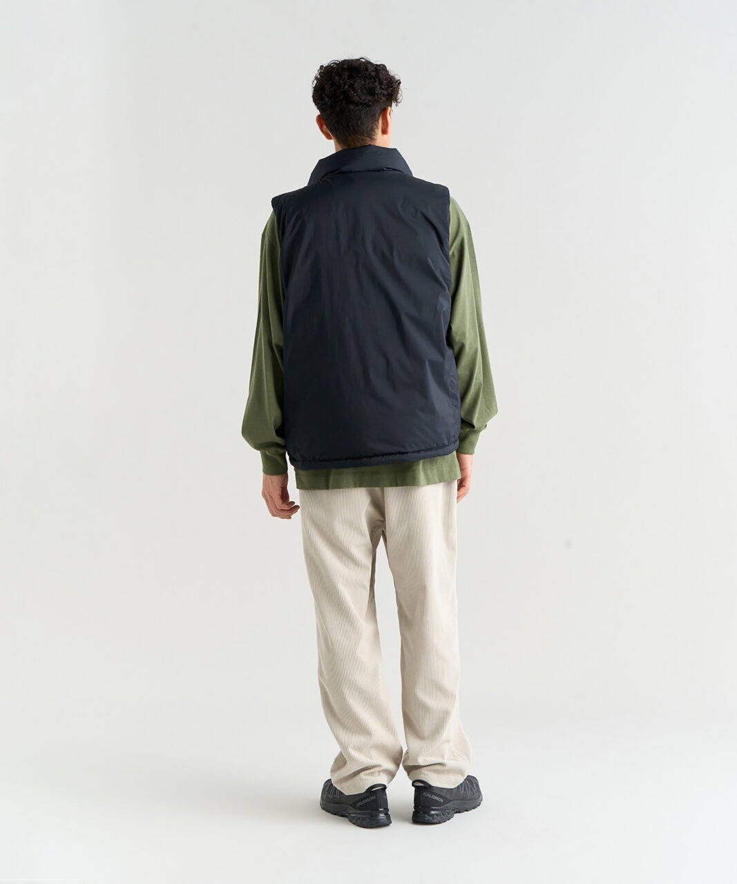 AURORA TEX STAND COLLAR DOWN VEST
