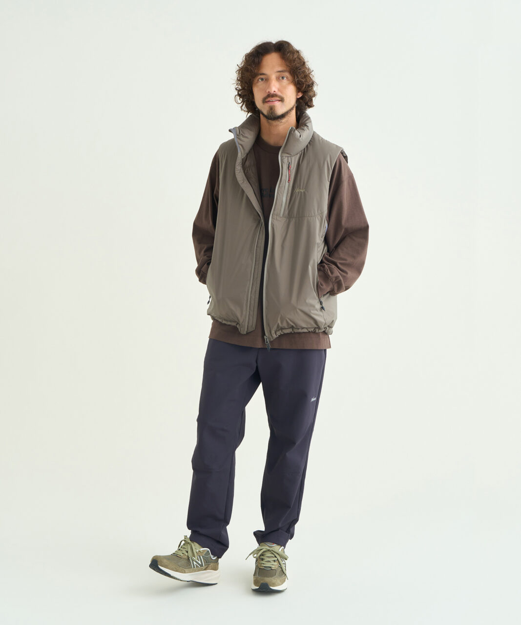 AURORA TEX STAND COLLAR DOWN VEST
