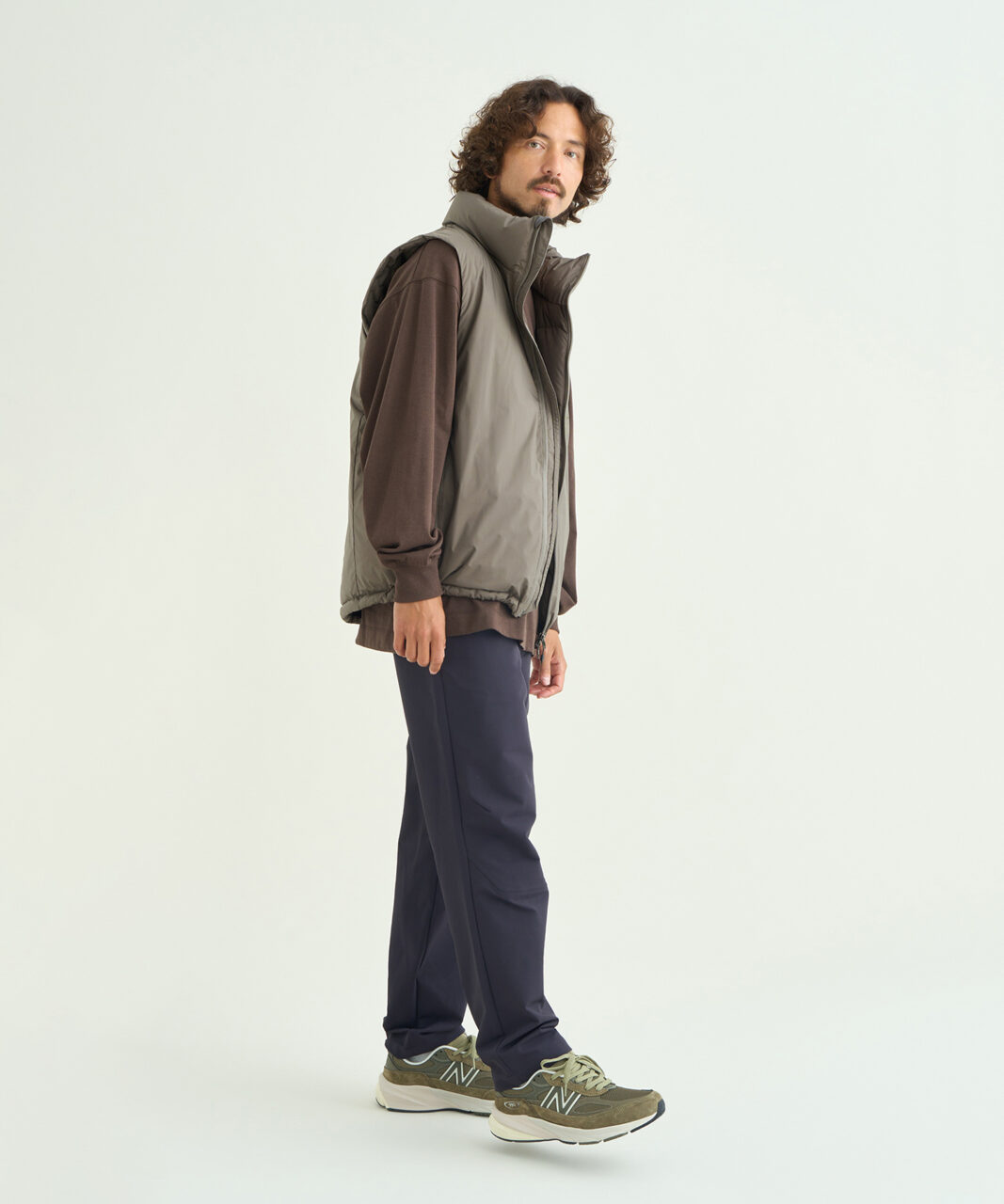 AURORA TEX STAND COLLAR DOWN VEST
